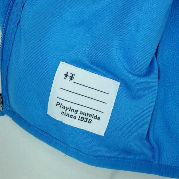Columbia Fuller Ridge Fleece Jacket Unisex Boys Large 14/16 Aqua Blue Full Zip - Picture 5 of 13